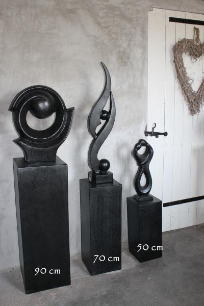Sokkel / zuil terrazzo 90cm.